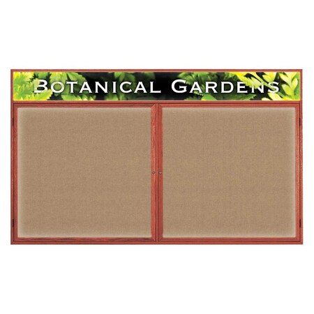 United Visual Products Open Faced Traditional Rounded Corkboard UV641ARC-BLACK-FORBO